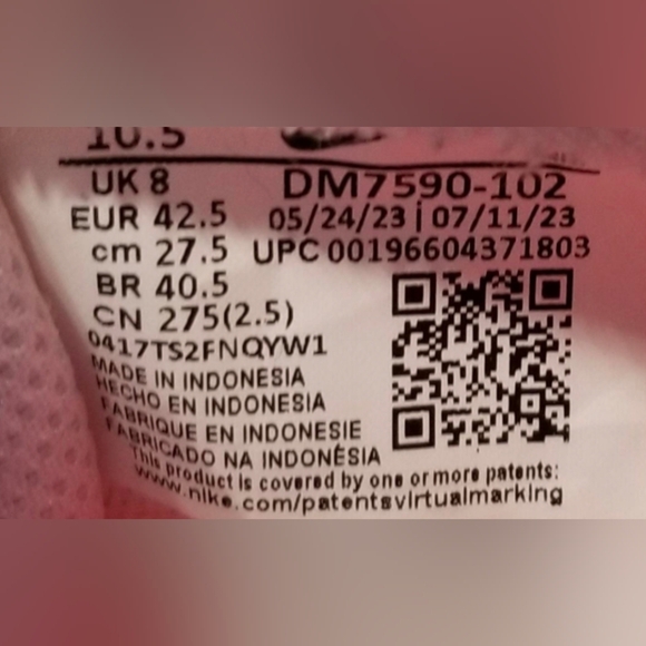 Nike Court Legacy Lift Platform "Sea Coral” Sneakers Size 10.5 MSRP 94.99 - Picture 9 of 10